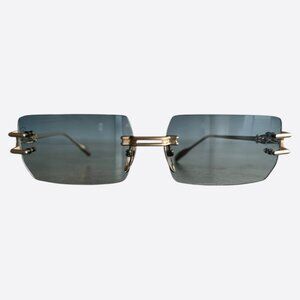 Chrome Hearts Gold Lordie Sunglasses